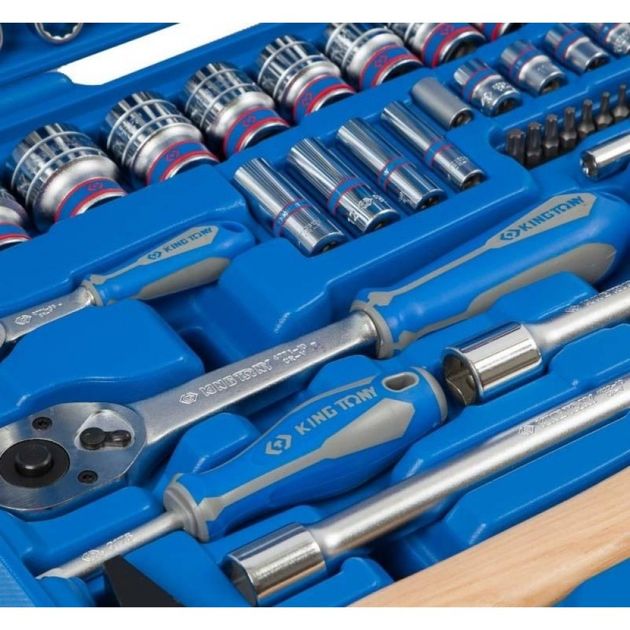 Универсальный набор инструментов 128 ед. 1/4" и 1/2" с трещотками, фото , изображение 5 | SNABZHENIE.com.ua Универсальный набор инструментов 128 ед. 1/4" и 1/2" с трещотками, фото , изображение 5 | SNABZHENIE.com.ua