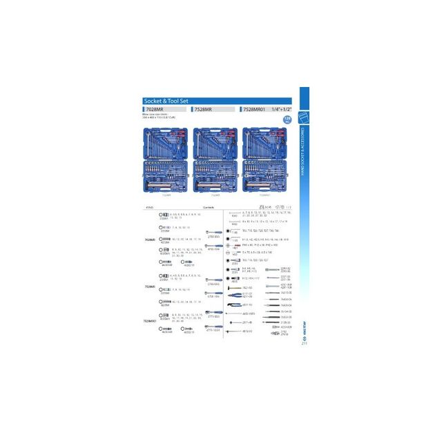Универсальный набор инструментов 128 ед. 1/4" и 1/2" с трещотками, фото , изображение 9 | SNABZHENIE.com.ua Универсальный набор инструментов 128 ед. 1/4" и 1/2" с трещотками, фото , изображение 9 | SNABZHENIE.com.ua