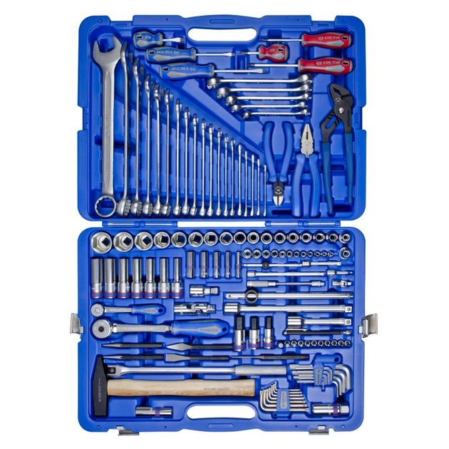 Универсальный набор инструментов 128 ед. 1/4" и 1/2" (7528MR), фото  | SNABZHENIE.com.ua