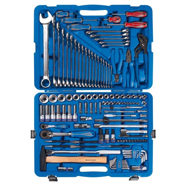 Набір інструментів універсальний 128 ед. 1/4" + 1/2" 6-гранні (7528MR), фото , зображення 4 | SNABZHENIE.com.ua