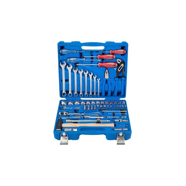 Универсальный набор инструментов 77 ед. 1/4" + 1/2" (7577MR), фото , изображение 8 | SNABZHENIE.com.ua Универсальный набор инструментов 77 ед. 1/4" + 1/2" (7577MR), фото , изображение 8 | SNABZHENIE.com.ua