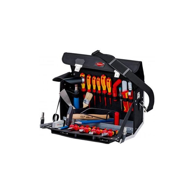 Сумка для инструментов KNIPEX 00 21 02 EL, укомплектованная, фото  | SNABZHENIE.com.ua