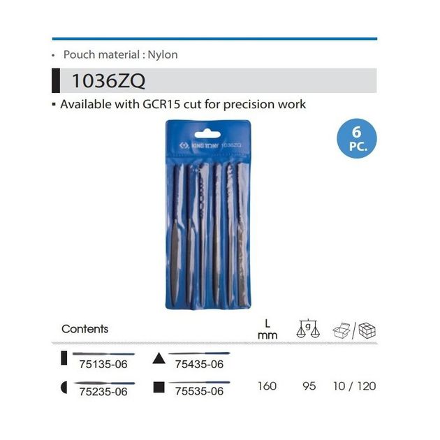 Набір надфилей 6 одиниць (1036ZQ), фото , зображення 2 | SNABZHENIE.com.ua Набір надфилей 6 одиниць (1036ZQ), фото , зображення 2 | SNABZHENIE.com.ua
