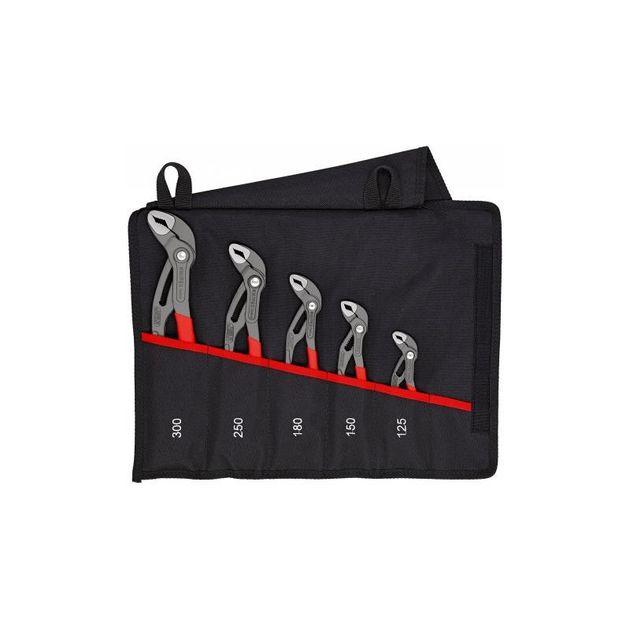 Набор сантехнических ключей KNIPEX Cobra® 5 предметов, фото  | SNABZHENIE.com.ua