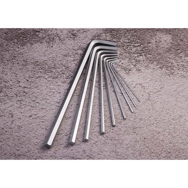 Набор экстрадлинных Г-образных шестигранников 1,5-10мм, 9 ед., фото , изображение 3 | SNABZHENIE.com.ua Набор экстрадлинных Г-образных шестигранников 1,5-10мм, 9 ед., фото , изображение 3 | SNABZHENIE.com.ua