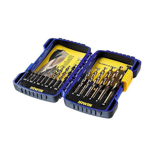 Набір сверел HSS PRO COBALT DRILL SET HSCO 15 шт IRWIN (10503990), фото  | SNABZHENIE.com.ua