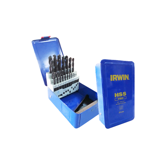 Набір сверел HSS PRO DIN 338 G1CASSETTE 25 шт IRWIN (10502504), фото  | SNABZHENIE.com.ua