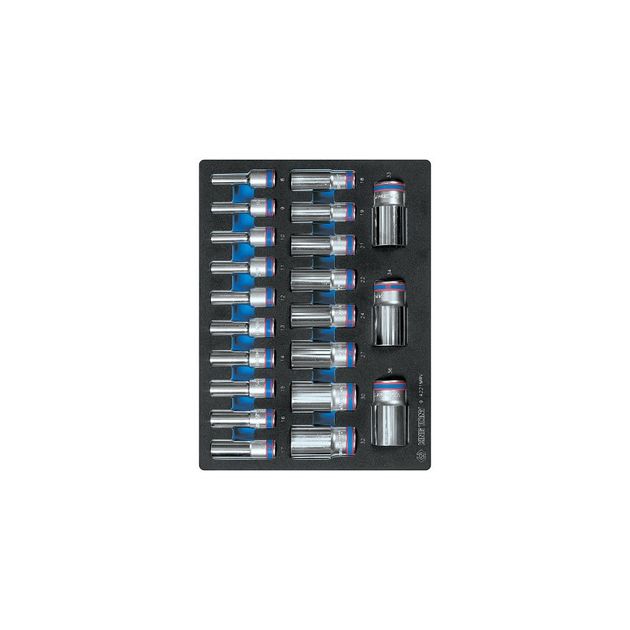 Набор торцевых головок 1/2" 12-гранн. длинн. 21 ед. (08-36 мм) EVA, фото , изображение 2 | SNABZHENIE.com.ua Набор торцевых головок 1/2" 12-гранн. длинн. 21 ед. (08-36 мм) EVA, фото , изображение 2 | SNABZHENIE.com.ua