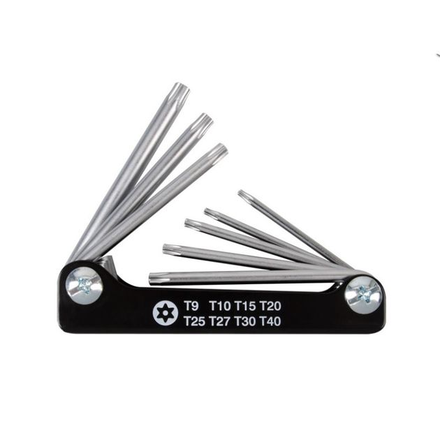 Набір TORX 8 ед. (Т9-Т40) з отверстием в рукоятці, фото  | SNABZHENIE.com.ua