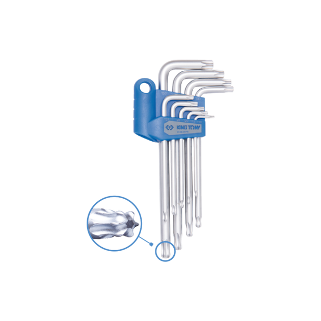 Набор Torx Г-обр. Т10-Т50 экстрадлинные с шаром (204B29PR), фото  | SNABZHENIE.com.ua