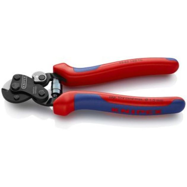 Ножницы KNIPEX 95 62 160 TC для різання дротяного троса 160мм, фото  | SNABZHENIE.com.ua