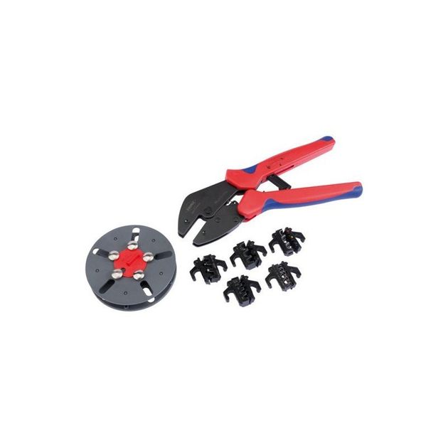 Обжимные клещи Knipex MultiCrimp® 250 мм с 5 профилями обжима, фото , изображение 3 | SNABZHENIE.com.ua Обжимные клещи Knipex MultiCrimp® 250 мм с 5 профилями обжима, фото , изображение 3 | SNABZHENIE.com.ua