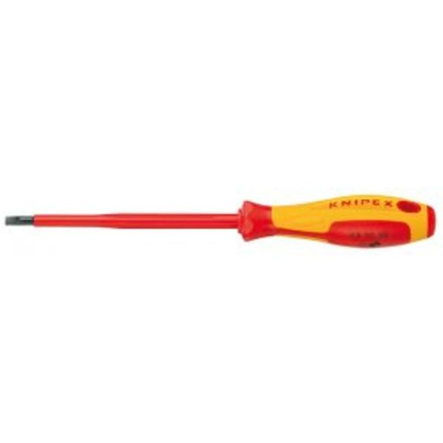 Отвертка шлицевая KNIPEX 1,6*10 мм, до 1000В, фото  | SNABZHENIE.com.ua