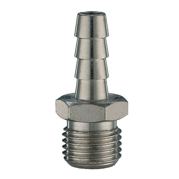 Переходник 3/8'' нар. "ёлочка" под шланг 9мм. (AS010410), фото  | SNABZHENIE.com.ua