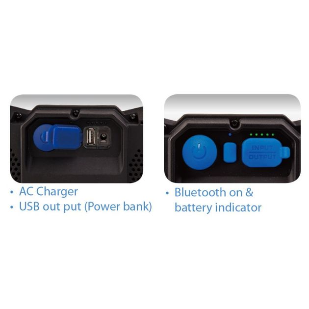 Переносний прожектор з ручкою 40W COB Bluetooth, фото , зображення 3 | SNABZHENIE.com.ua