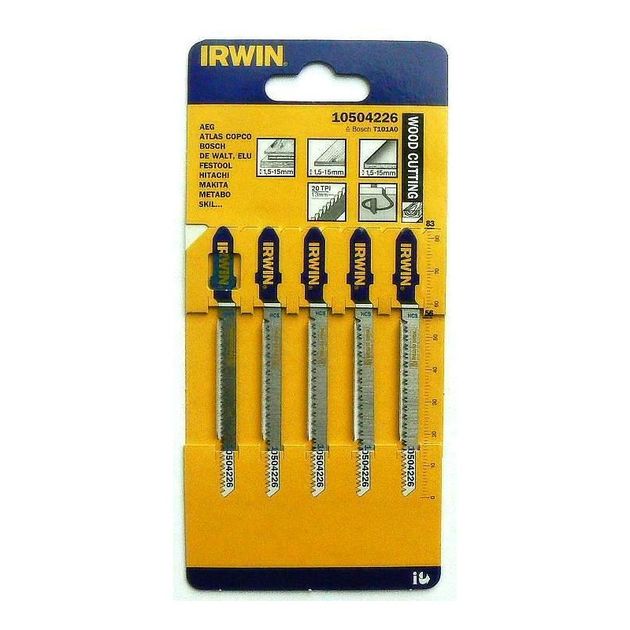 Пилка для лобзика по дереву IRWIN T101AO, 5 шт., фото , изображение 2 | SNABZHENIE.com.ua Пилка для лобзика по дереву IRWIN T101AO, 5 шт., фото , изображение 2 | SNABZHENIE.com.ua