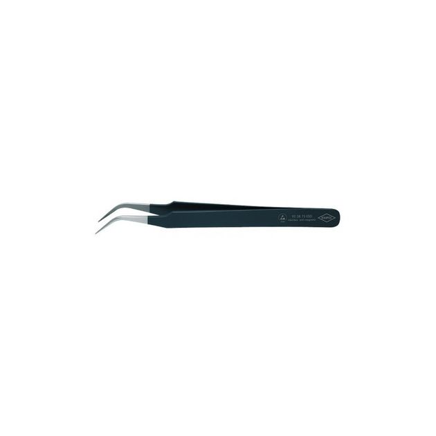 Антистатичний пінцет KNIPEX 92 38 75 ESD для прецизійних робіт, фото  | SNABZHENIE.com.ua