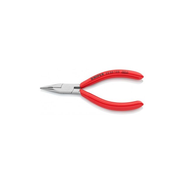 Плоские круглогубцы с режущими кромками KNIPEX 25 03 125, фото  | SNABZHENIE.com.ua
