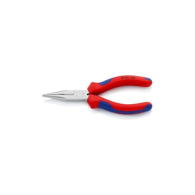 Плоские круглогубцы с режущими краями KNIPEX 25 05 140, фото  | SNABZHENIE.com.ua