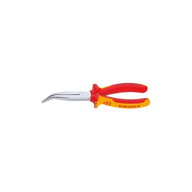 Плоские круглогубцы KNIPEX 26 26 200 с ріжучими крайками, фото  | SNABZHENIE.com.ua
