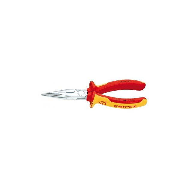 Плоские круглогубцы KNIPEX 25 06 160 с ріжучими краями, фото  | SNABZHENIE.com.ua
