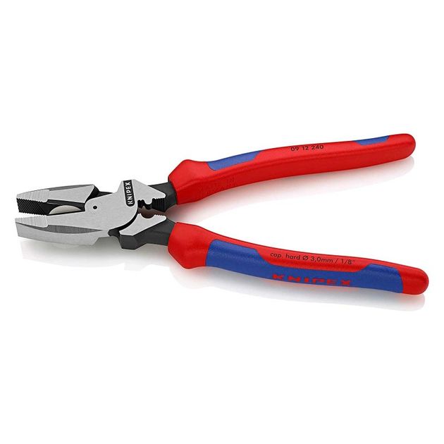 Плоскогубцы KNIPEX 09 12 240 для электромонтажных работ, фото , изображение 2 | SNABZHENIE.com.ua