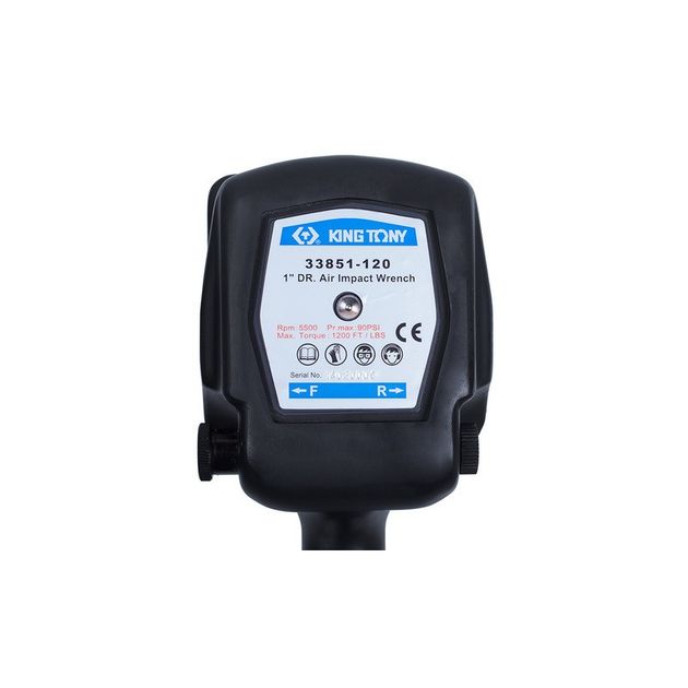 Пневматичний гайковерт 1" 1626 Нм (33851-120), фото , зображення 3 | SNABZHENIE.com.ua