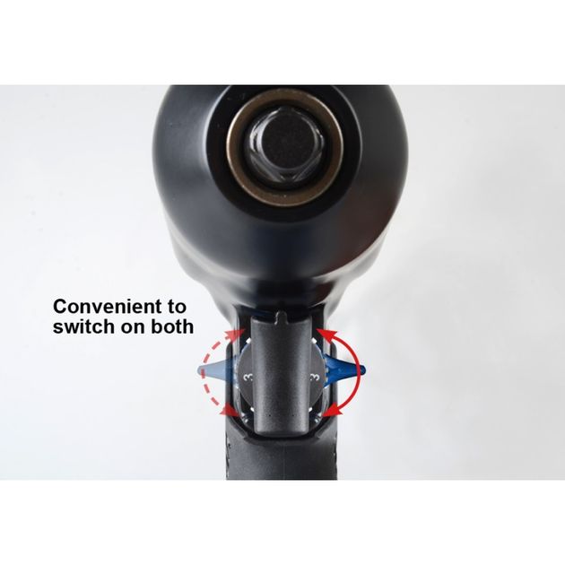 Пневматический гайковерт 1/2" 881 Нм с 3 головками (17,19,21), фото , изображение 3 | SNABZHENIE.com.ua Пневматический гайковерт 1/2" 881 Нм с 3 головками (17,19,21), фото , изображение 3 | SNABZHENIE.com.ua