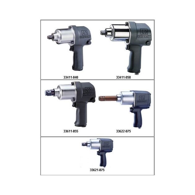 Пневматичний гайковерт 1/2" 881 Нм (33411-050), фото , зображення 3 | SNABZHENIE.com.ua