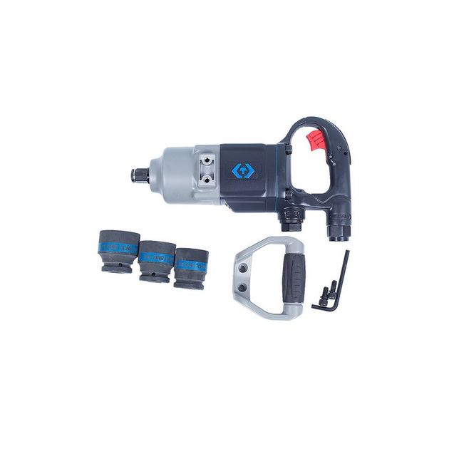 Пневматичний гайковерт 3/4" 2170 Нм, в комплекті 3 торцеві головки (P33671-160B), фото , зображення 5 | SNABZHENIE.com.ua
