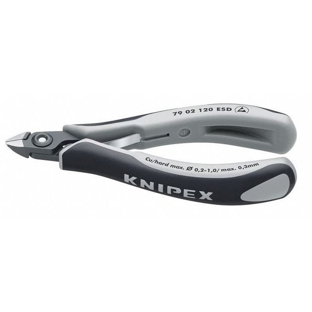 Кусачки боковые KNIPEX 79 02 120 ESD для электроники, фото  | SNABZHENIE.com.ua