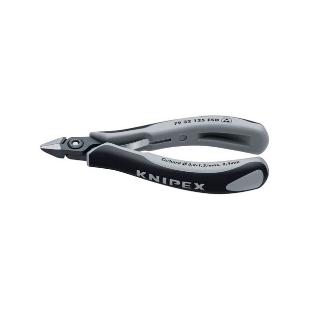 Кусачки боковые прецизионные KNIPEX 79 32 125 ESD для электроники, фото  | SNABZHENIE.com.ua