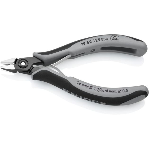 Кусачки боковые KNIPEX 79 52 125 ESD для электроники, фото  | SNABZHENIE.com.ua