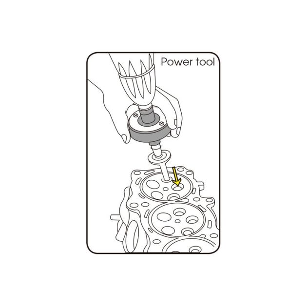 Приспособлення для притирки клапанів на дрель KING TONY, фото , зображення 2 | SNABZHENIE.com.ua