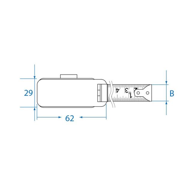 Мини рулетка 5м х 19мм (79095-05M), фото , изображение 2 | SNABZHENIE.com.ua Мини рулетка 5м х 19мм (79095-05M), фото , изображение 2 | SNABZHENIE.com.ua