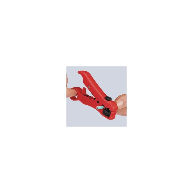 Стриппер KNIPEX для удаления изоляции с коаксиальных кабелей, фото , изображение 2 | SNABZHENIE.com.ua Стриппер KNIPEX для удаления изоляции с коаксиальных кабелей, фото , изображение 2 | SNABZHENIE.com.ua