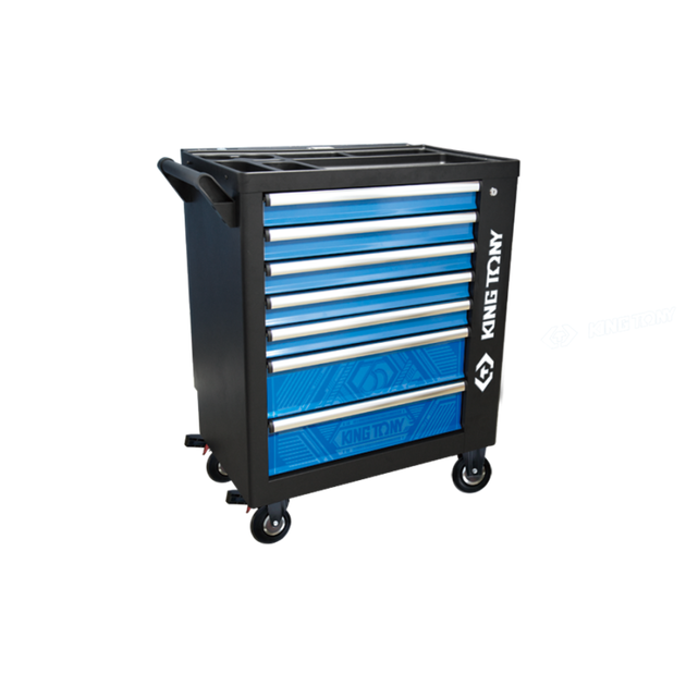 Инструментальная тележка 35th ANNIVERSARY, 7 ящиков, черная, фото , изображение 2 | SNABZHENIE.com.ua