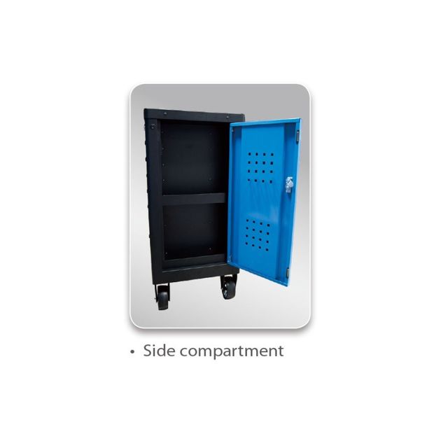 Инструментальная тележка 35th ANNIVERSARY, 7 ящиков, черная, фото , изображение 3 | SNABZHENIE.com.ua