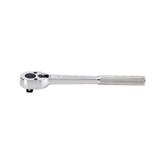 Трещотка 1/2" 250 мм с металлической рукояткой и накаткой, фото  | SNABZHENIE.com.ua