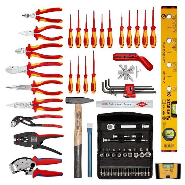 Чемодан для інструментів BIG Basic Move ElektroPlus 68 штук KNIPEX 00 21 06, фото , зображення 2 | SNABZHENIE.com.ua Чемодан для інструментів BIG Basic Move ElektroPlus 68 штук KNIPEX 00 21 06, фото , зображення 2 | SNABZHENIE.com.ua