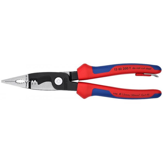 Клещи электромонтажные KNIPEX 13 82 200 T, фото  | SNABZHENIE.com.ua