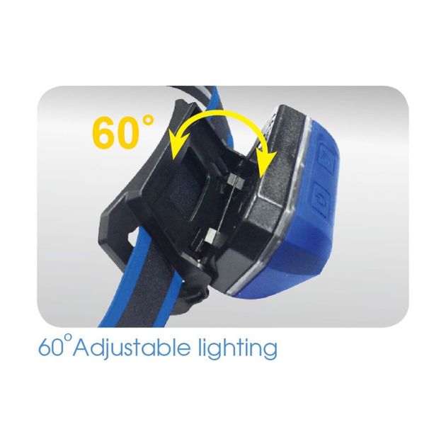 Фонарь налобний 3W LED акумуляторний, фото , зображення 3 | SNABZHENIE.com.ua