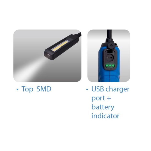 Фонарик LED 5W cobe (9TA251A), фото , зображення 3 | SNABZHENIE.com.ua