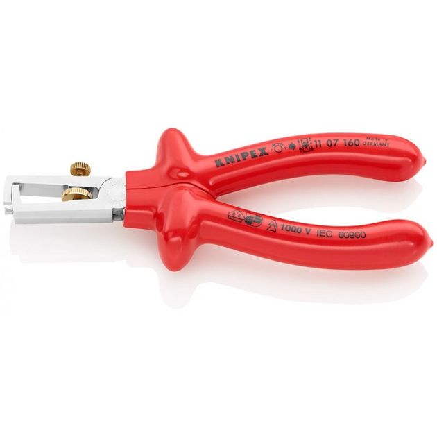 Инструмент для снятия изоляции KNIPEX 11 07 160, фото  | SNABZHENIE.com.ua