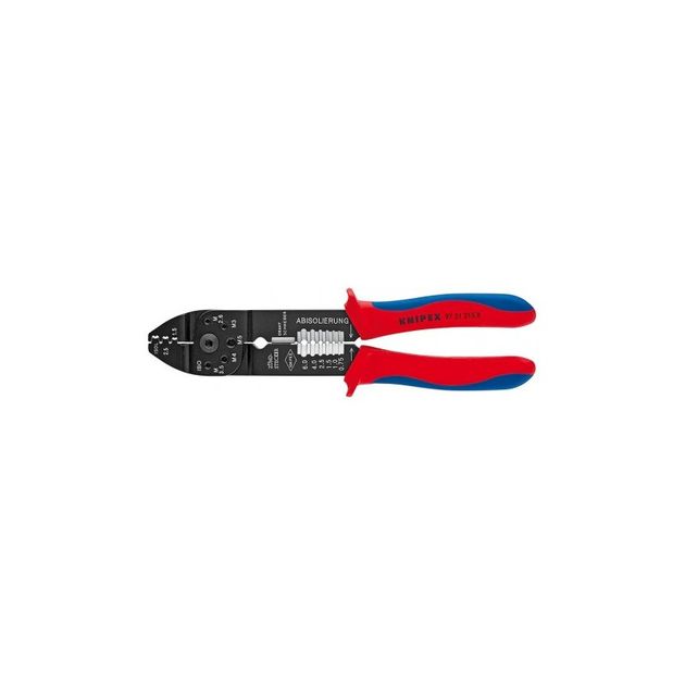 Клещи KNIPEX 97 21 215 B для опрессовки и зачистки проводов, фото  | SNABZHENIE.com.ua