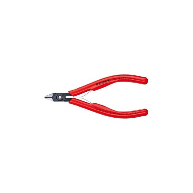 Кусачки KNIPEX 75 02 125 для электроники, боковые, 125 мм, фото  | SNABZHENIE.com.ua
