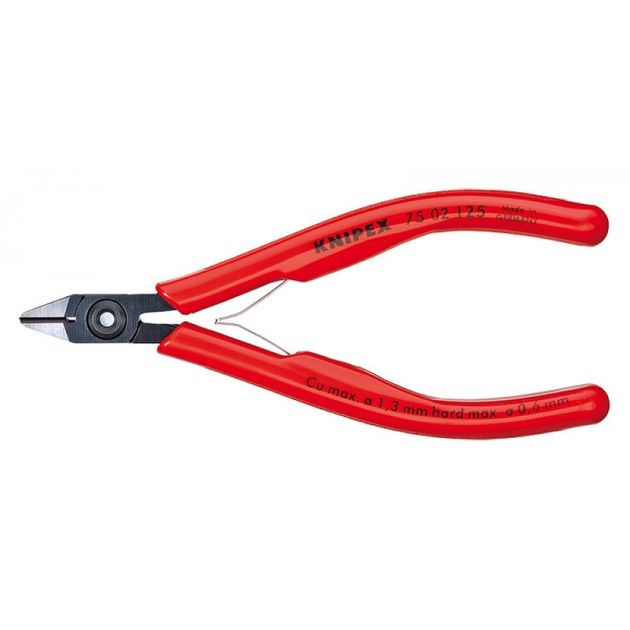 Кусачки бокові для електроніки KNIPEX 75 12 125, фото  | SNABZHENIE.com.ua
