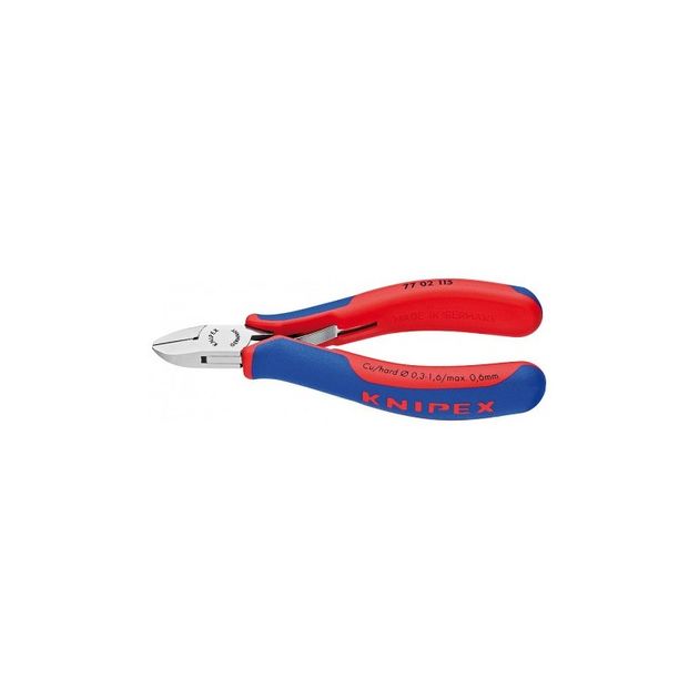 Кусачки боковые для электроники KNIPEX 77 02 115, фото  | SNABZHENIE.com.ua