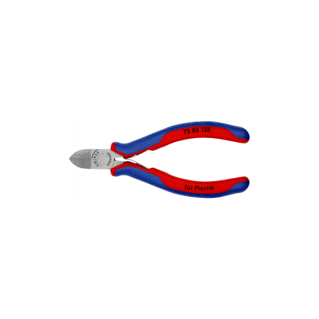Кусачки KNIPEX 72 02 125 для пластмасс, боковые, 125 мм, фото  | SNABZHENIE.com.ua