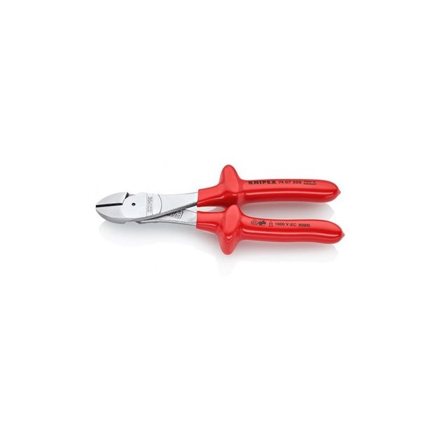 Кусачки KNIPEX 74 07 200, бокові, особливої потужності, фото  | SNABZHENIE.com.ua